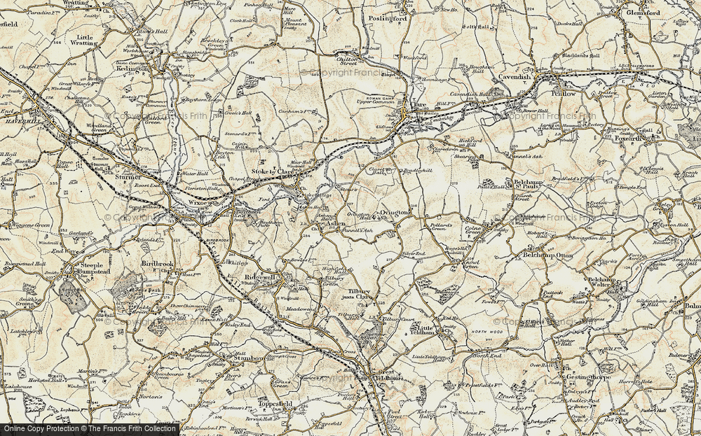Old Map of Pannel's Ash, 1898-1901 in 1898-1901