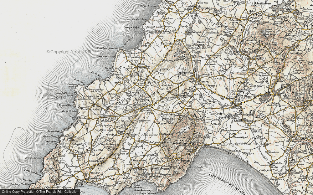 Old Map of Pant, 1903 in 1903