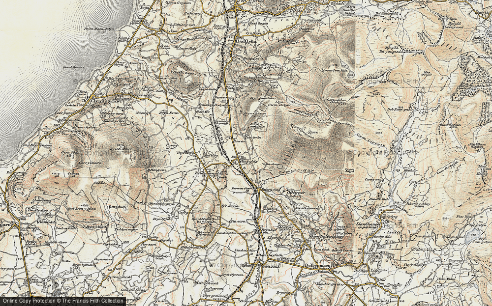 Old Map of Pant Glâs, 1903 in 1903