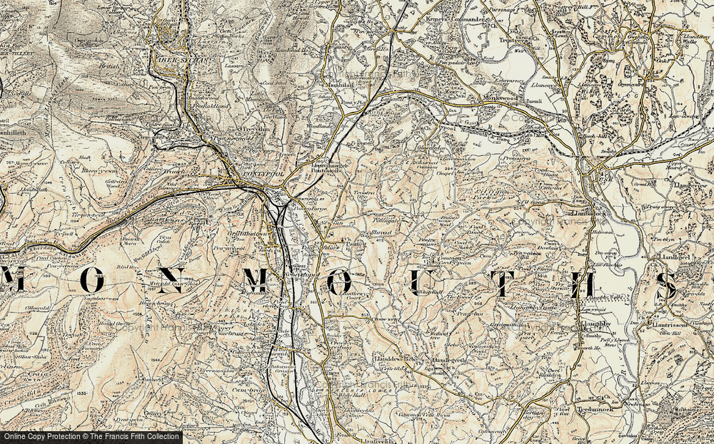 Old Map of Panteg, 1899-1900 in 1899-1900