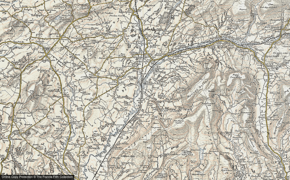 Old Map of Pantyffynnon, 1900-1901 in 1900-1901