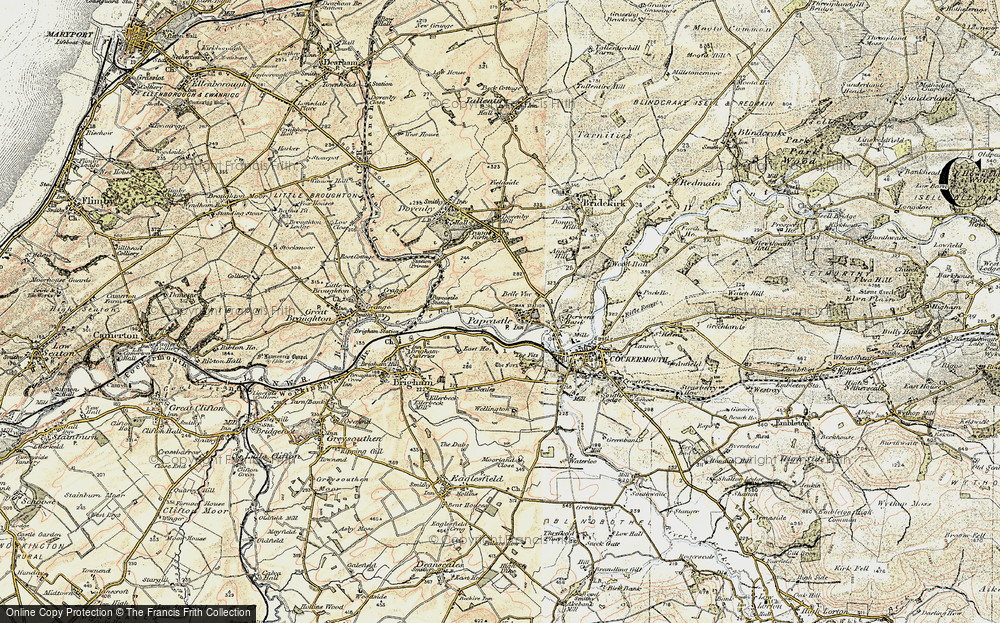 Old Map of Papcastle, 1901-1904 in 1901-1904
