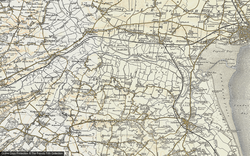 Old Map of Paramour Street, 1898-1899 in 1898-1899