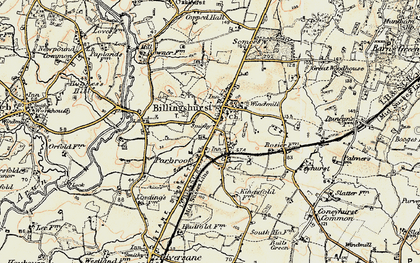 Old map of Parbrook in 1897-1900
