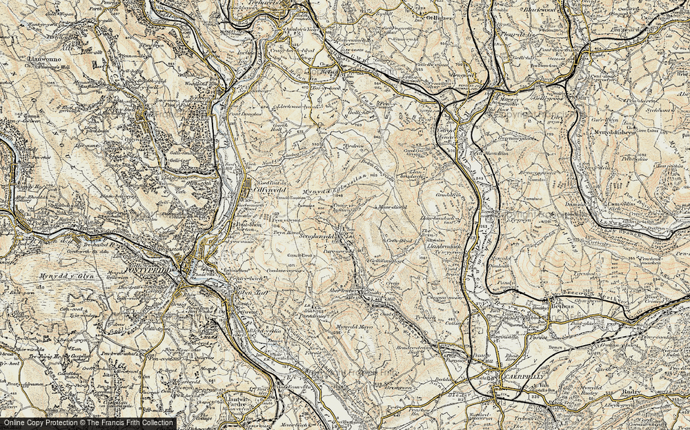 Old Map of Parc Mawr, 1899-1900 in 1899-1900