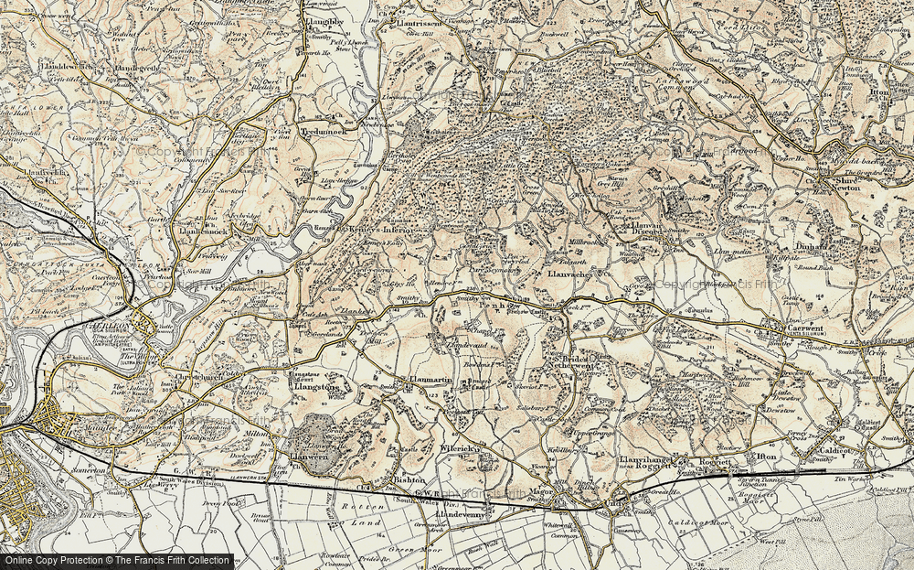 Old Map of Parc-Seymour, 1899-1900 in 1899-1900