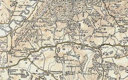 Old map of Parc-Seymour in 1899-1900