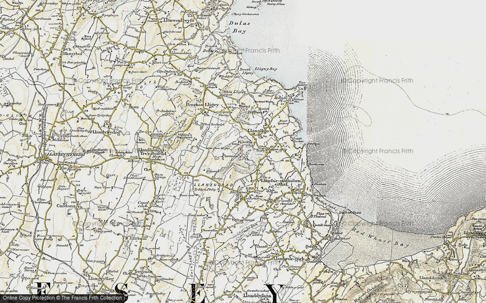 Old Map of Parciau, 1903-1910 in 1903-1910