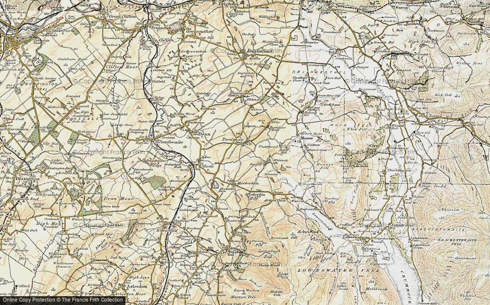 Old Map of Pardshaw, 1901-1904 in 1901-1904