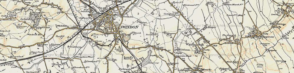 Old map of Park in 1897-1899