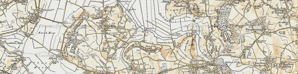 Old map of Park in 1898-1900