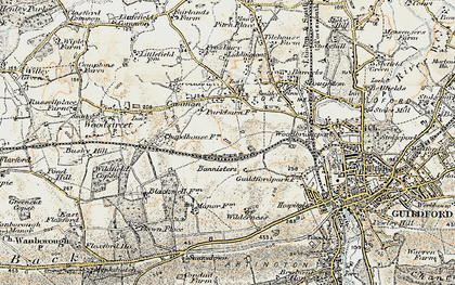 Old map of Broadstreet Common in 1898-1909