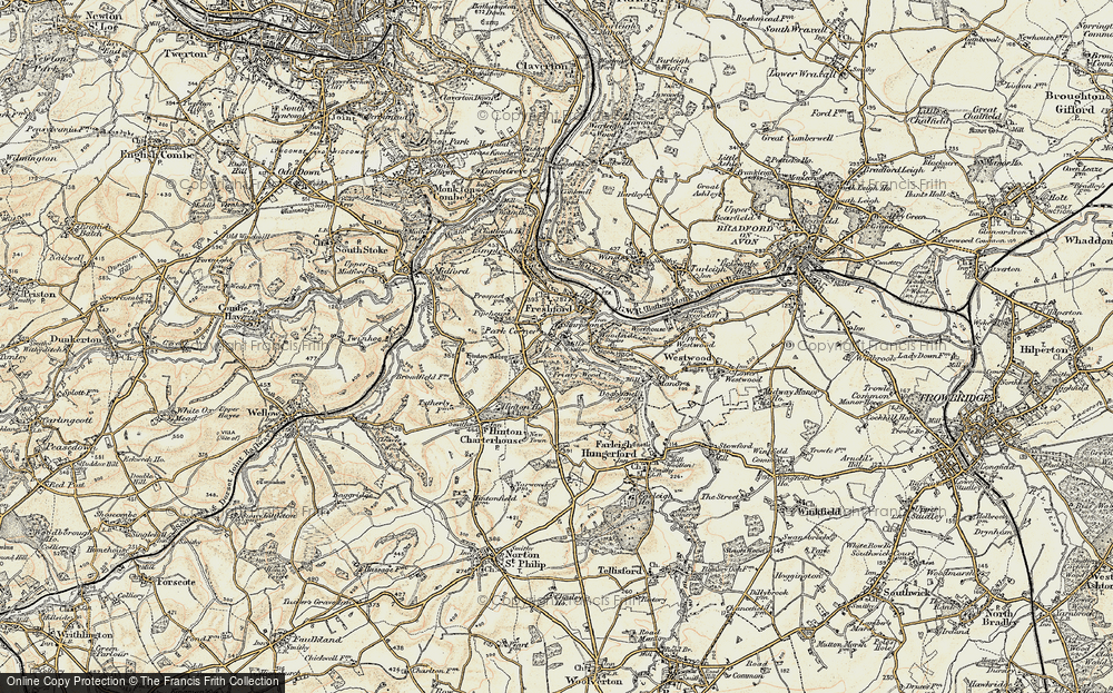 Old Map of Park Corner, 1898-1899 in 1898-1899