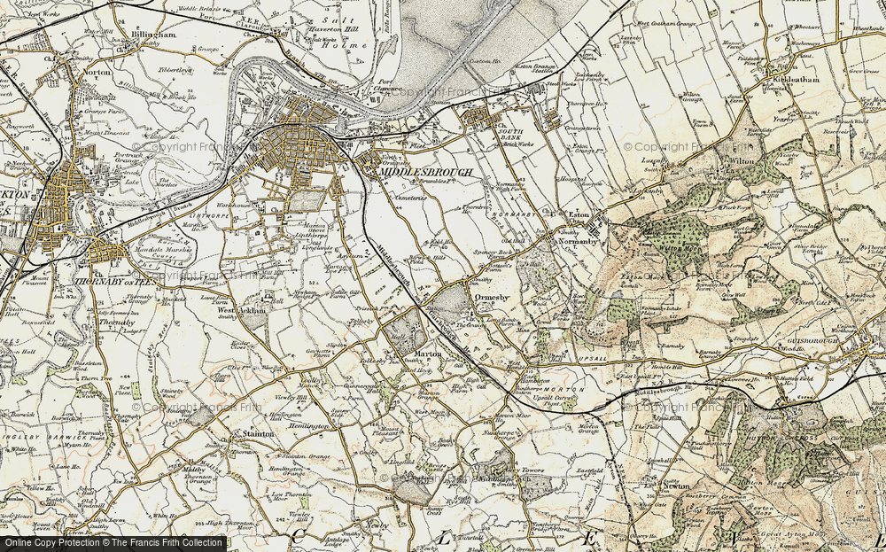 Old Map of Park End, 1903-1904 in 1903-1904