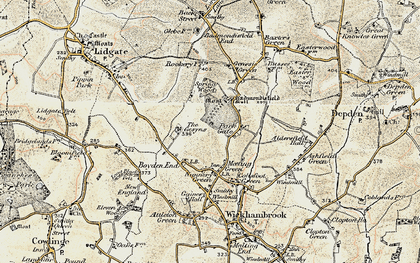 Old map of Park Gate in 1899-1901