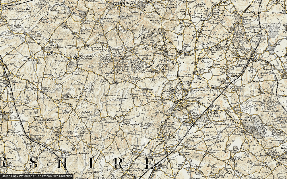 Old Map of Park Gate, 1901-1902 in 1901-1902