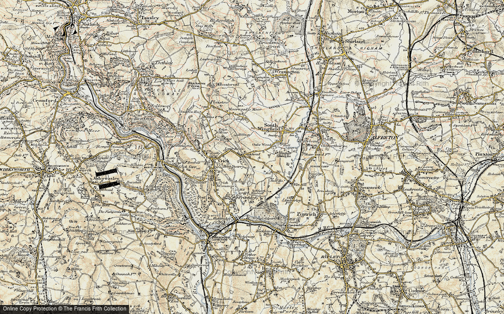 Old Map of Park Head, 1902-1903 in 1902-1903
