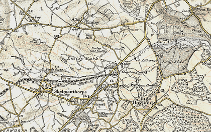 Old map of Park Mill in 1903