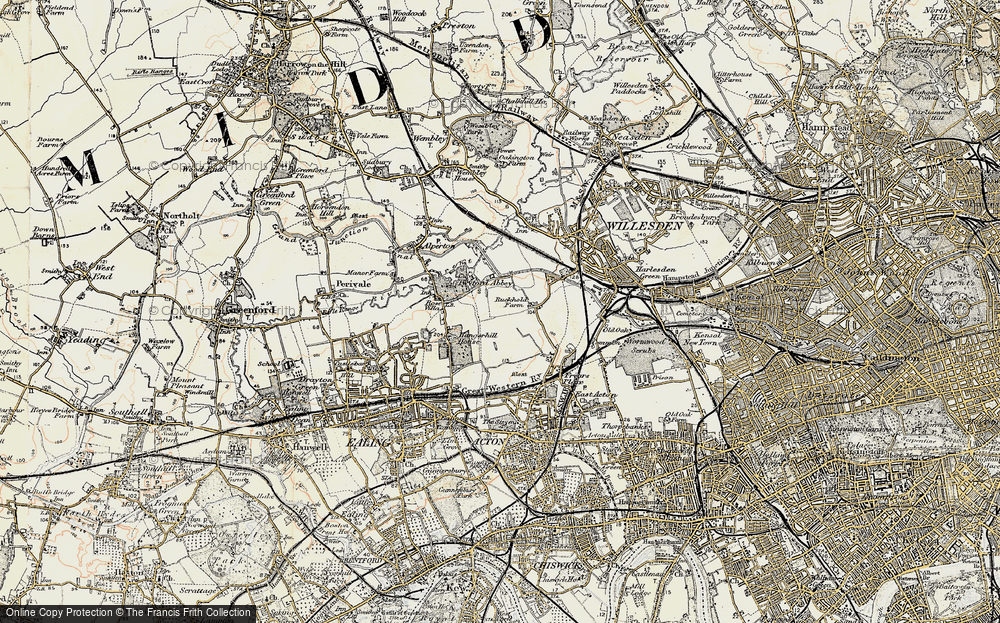 Old Maps of Park Royal, Greater London - Francis Frith