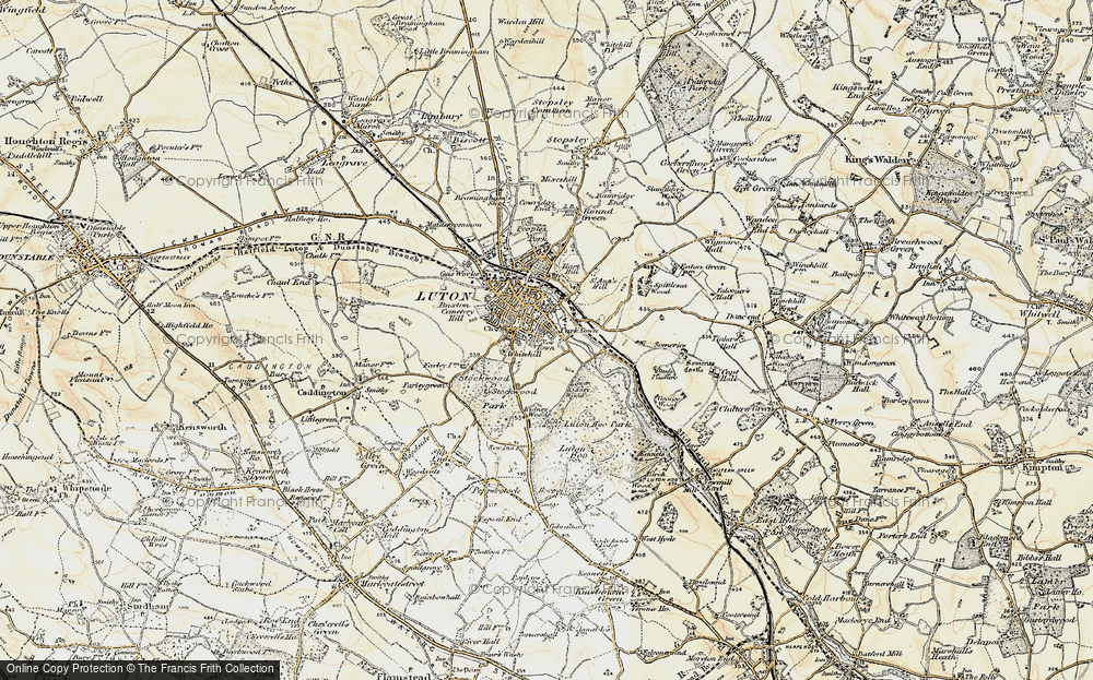 Old Map of Park Town, 1898-1899 in 1898-1899