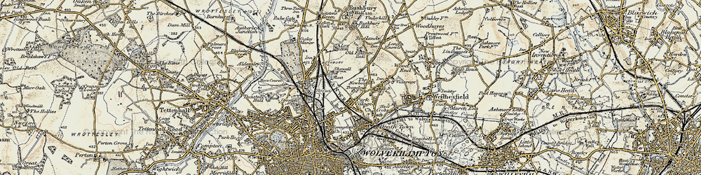 Old map of Park Village in 1902