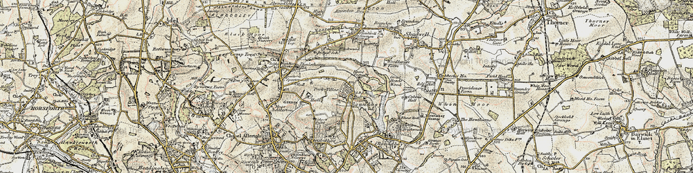 Old map of Park Villas in 1903-1904