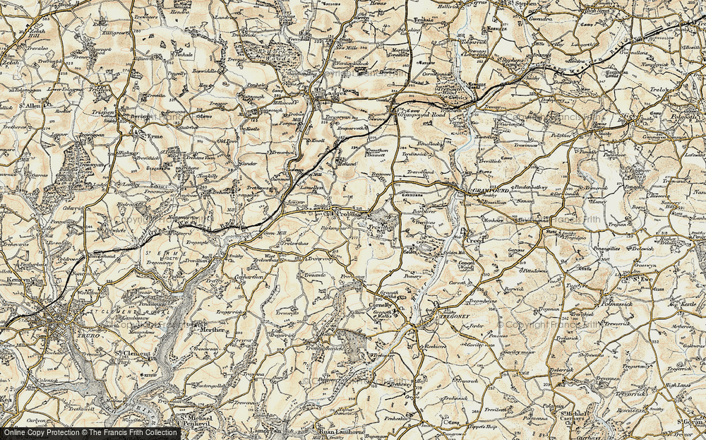 Old Map of Parkengear, 1900 in 1900