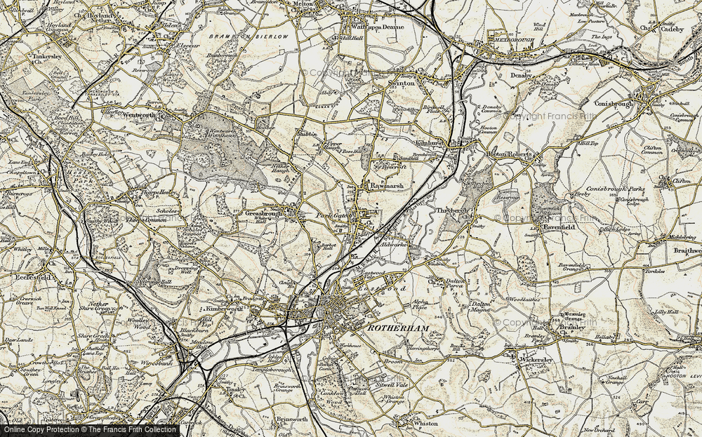 Old Map of Parkgate, 1903 in 1903