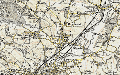 Old map of Parkgate in 1903