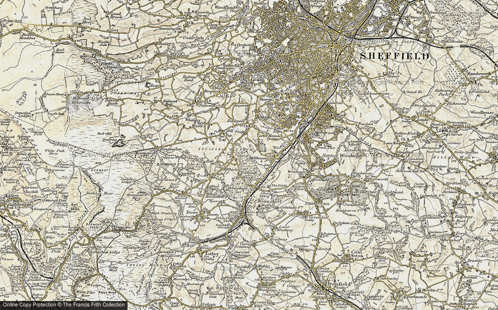 Old Map of Parkhead, 1902-1903 in 1902-1903