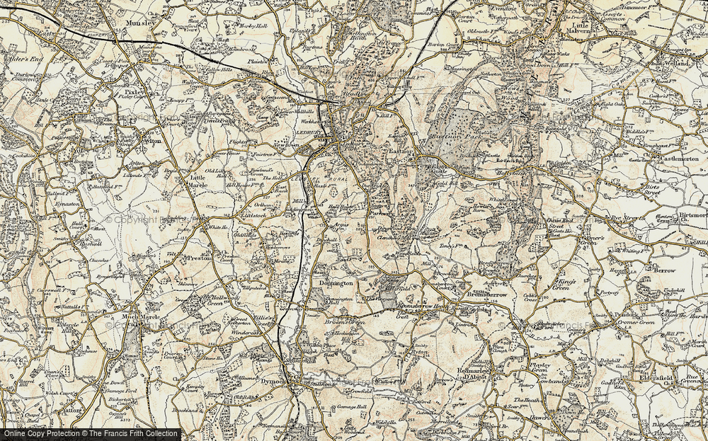 Old Map of Parkway, 1899-1901 in 1899-1901