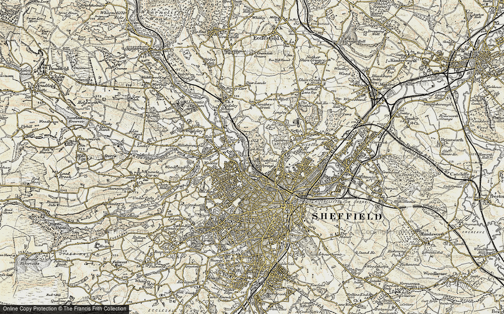 Old Map of Parkwood Springs, 1903 in 1903