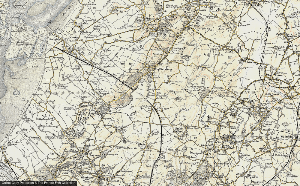 Old Map of Patchway, 1899 in 1899