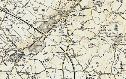 Old map of Patchway in 1899