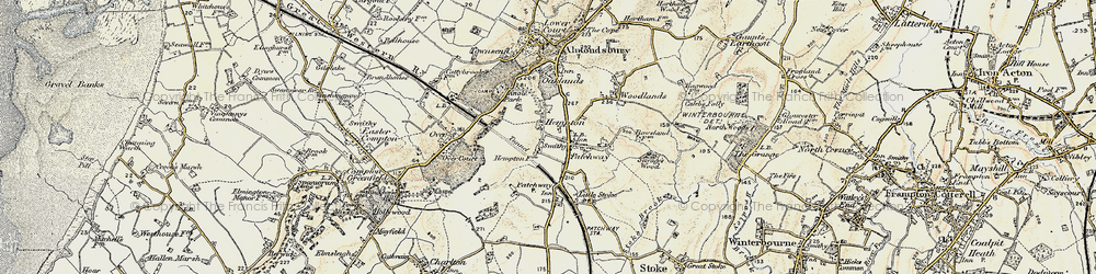 Old map of Patchway in 1899