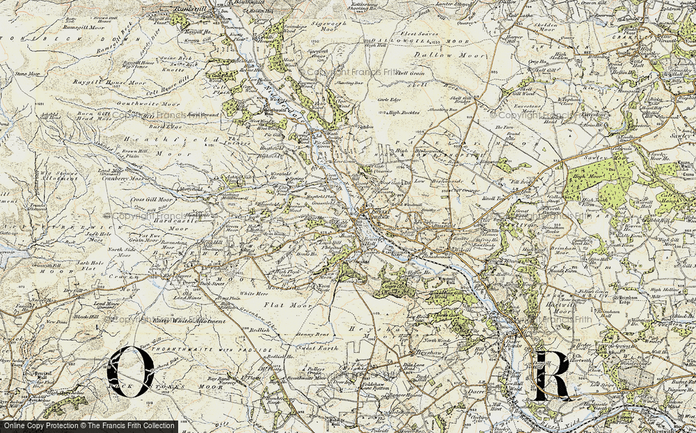 Old Map of Pateley Bridge, 1903-1904 in 1903-1904