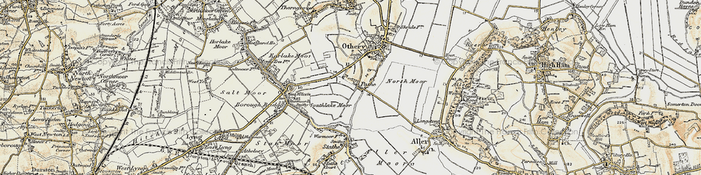 Old map of Pathe in 1898-1900