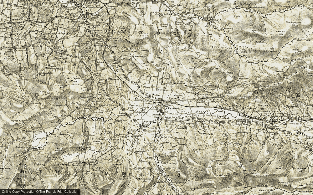 Old Map of Pathhead, 1904-1905 in 1904-1905