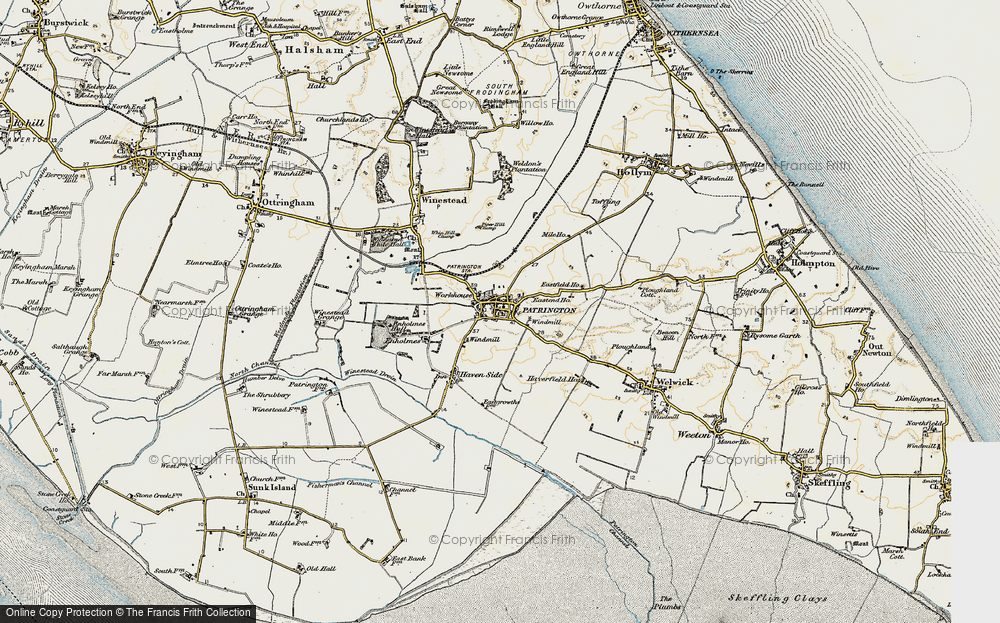 Old Map of Patrington, 1903-1908 in 1903-1908