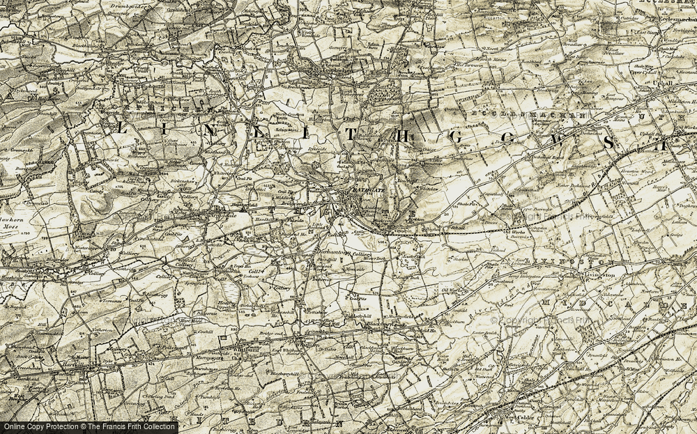 Old Map of Paulville, 1904 in 1904