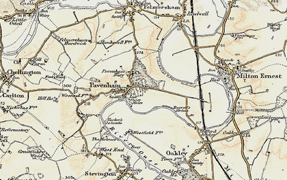 Old map of Braehead in 1898-1901