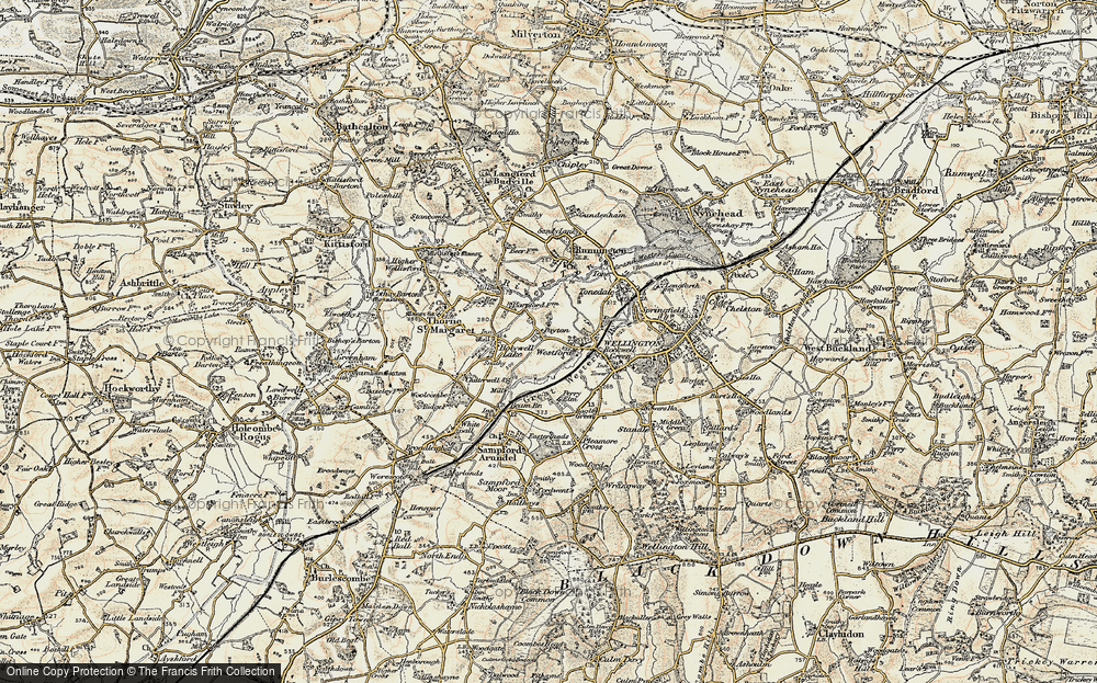 Old Map of Payton, 1898-1900 in 1898-1900