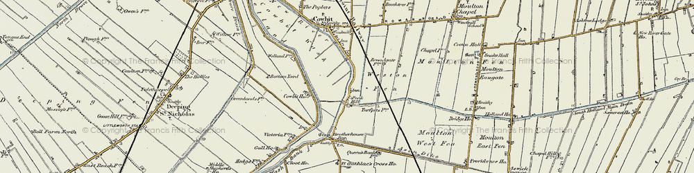 Old map of Peak Hill in 1901-1903
