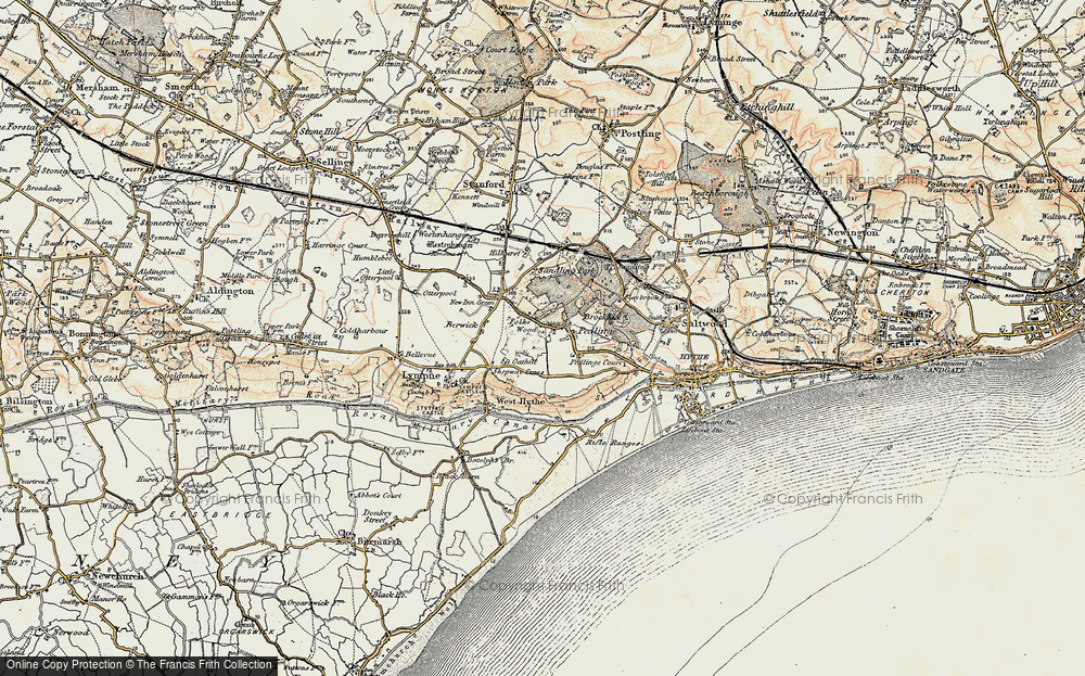 Old Map of Pedlinge, 1898-1899 in 1898-1899