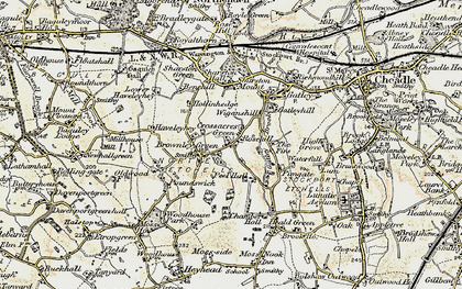 Old map of Peel Hall in 1903