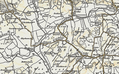 Old map of Peening Quarter in 1898