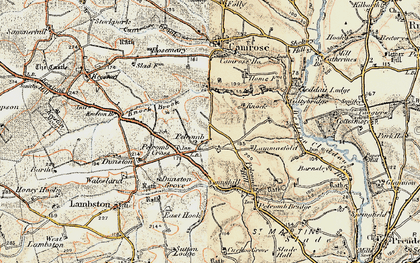 Old map of Pelcomb in 1901-1912