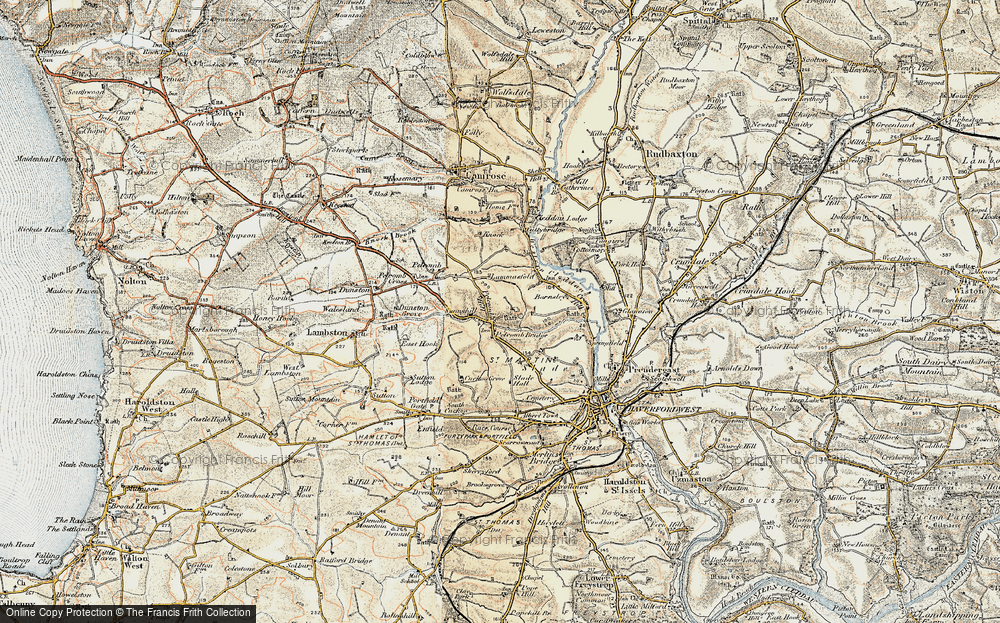 Old Map of Pelcomb Bridge, 1901-1912 in 1901-1912