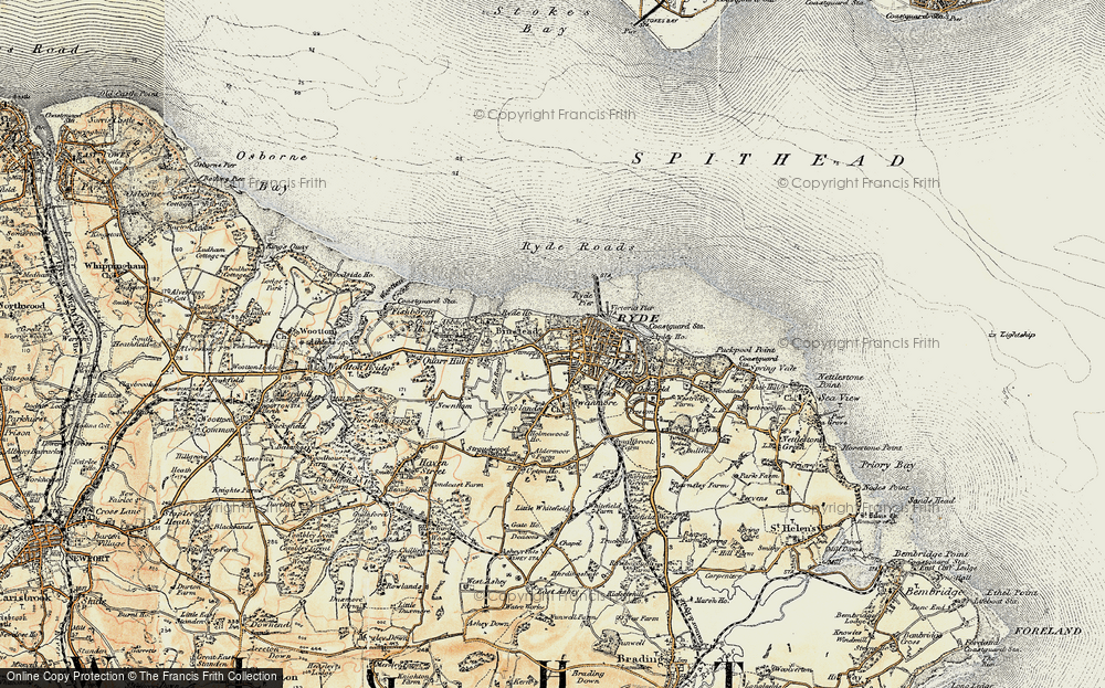 Old Map of Pelhamfield, 1899 in 1899