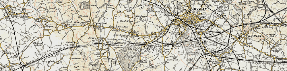 Old map of Pemberton in 1903